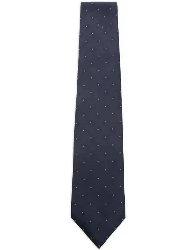 Tie Floral Pattern Pointed Tip