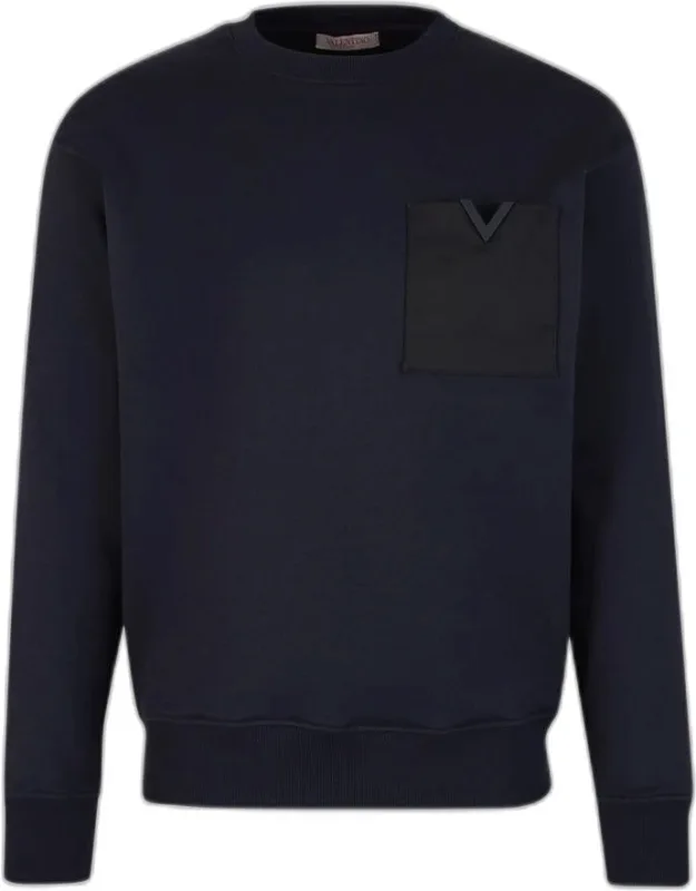 Pocket Crewneck Sweatshirt