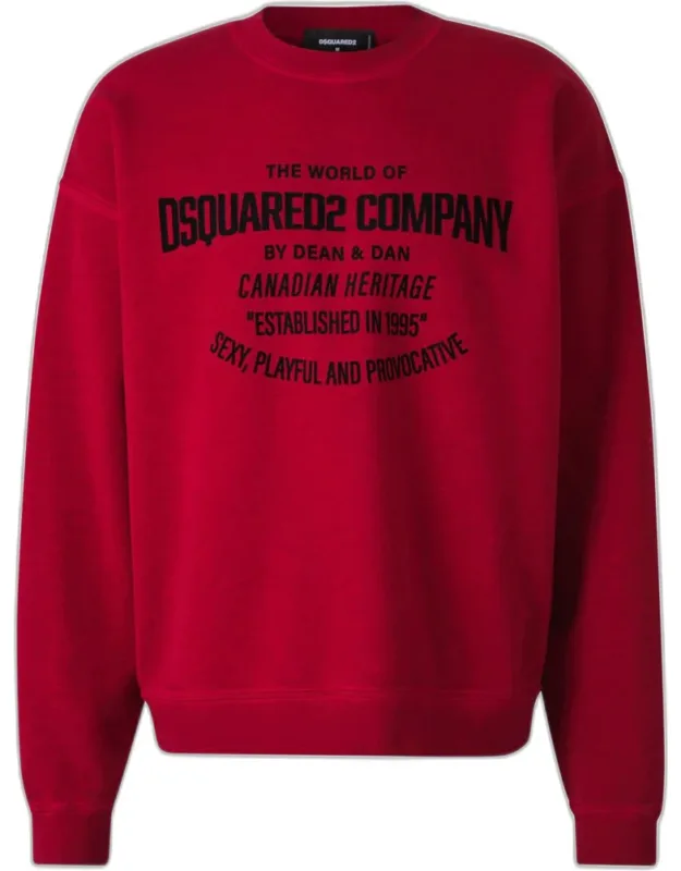 Contrast Logo Sweatshirt