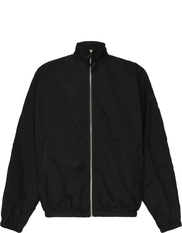 Sporty Bomber Jacket With Raglan Sleeves