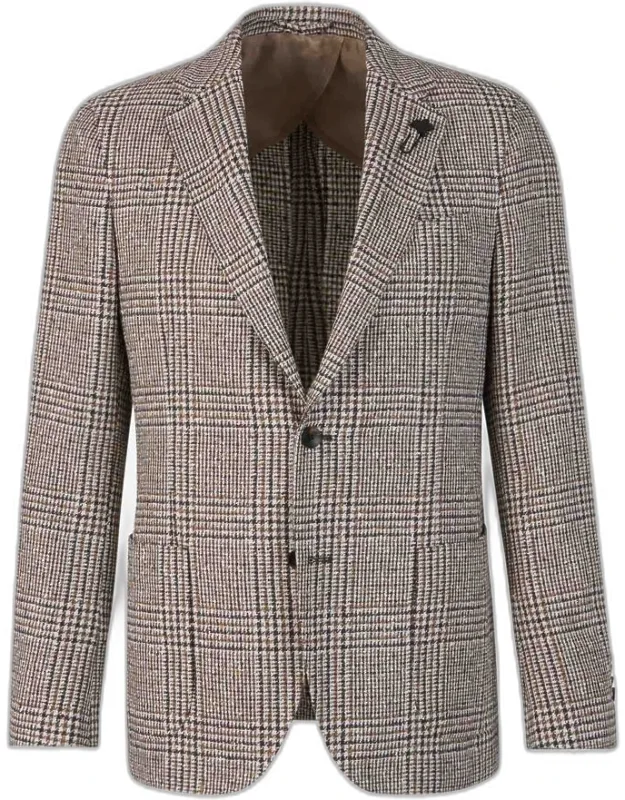 Checked Motif Blazer