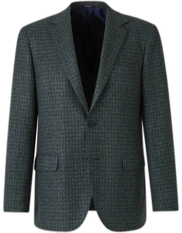 Napoli Blazer Plaid Motif