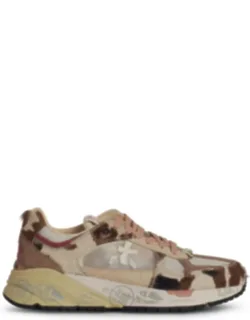 Mased Leather Blend Sneakers