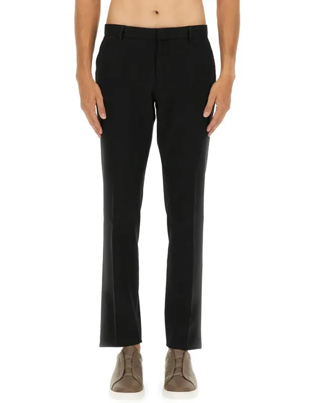 Zegna Premium Cotton Pants - 97% Cotton, 3% Lycra