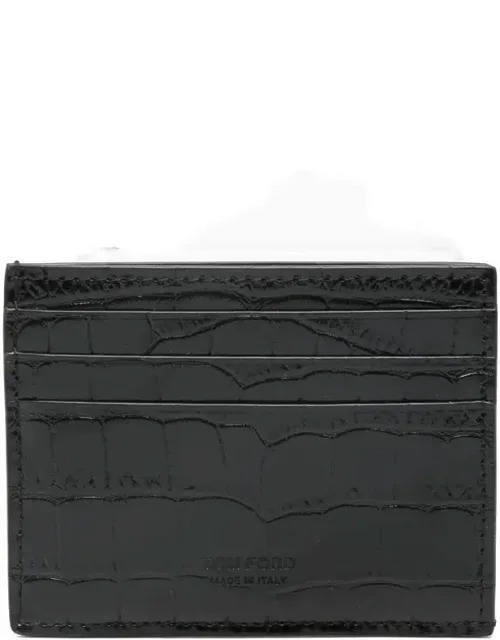 Wallet With Multiple Card Slots And Embossed Logo