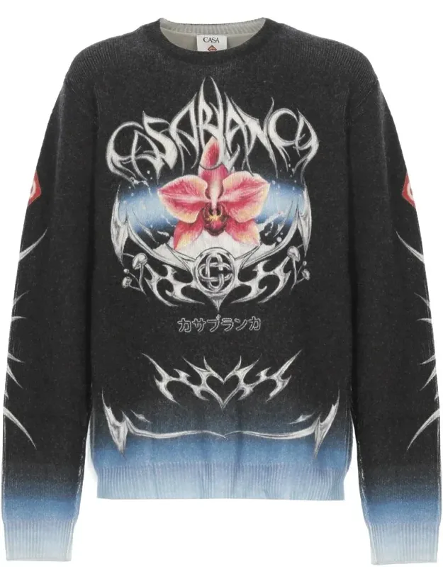 Sweater With Round Neck And Long Sleeves