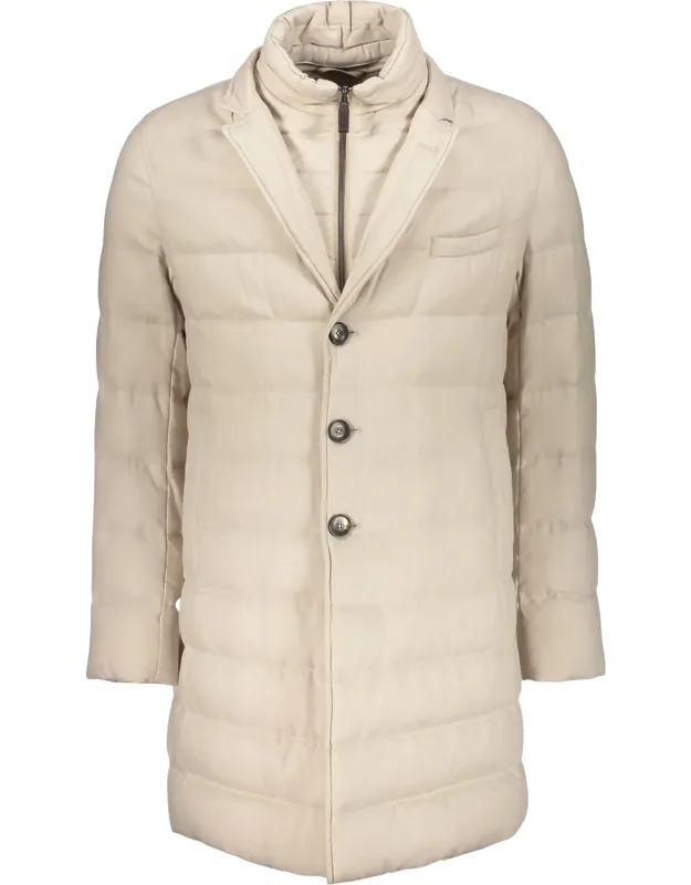 Down Jacket With Elegant Collar