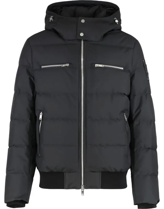 Cloud Bomber Jacket With Lambskin Finishes