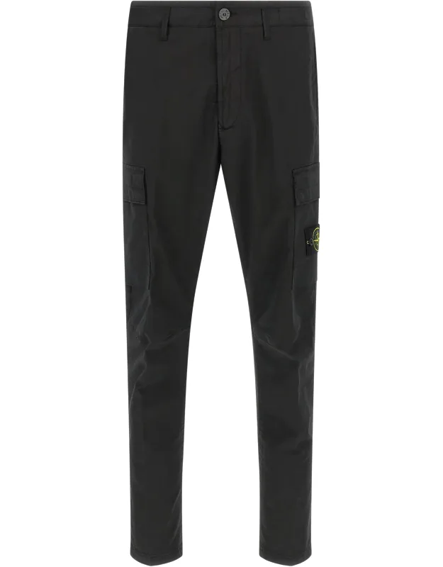 Cargo Pants With Logo Badge