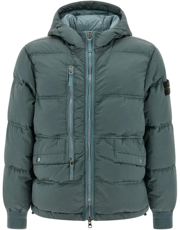 Metal Nylon Down Jacket
