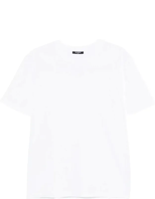 T-shirt With Logo Printed On The Back