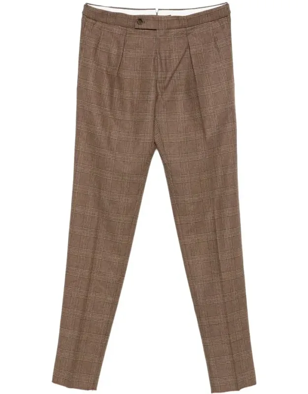Pant Pleated Checked
