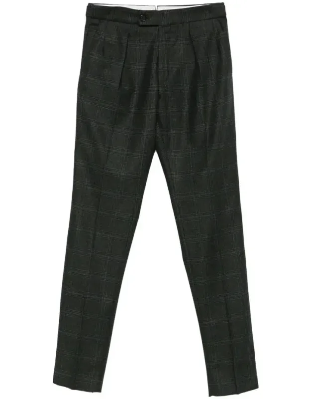 Pant With Checked Pattern