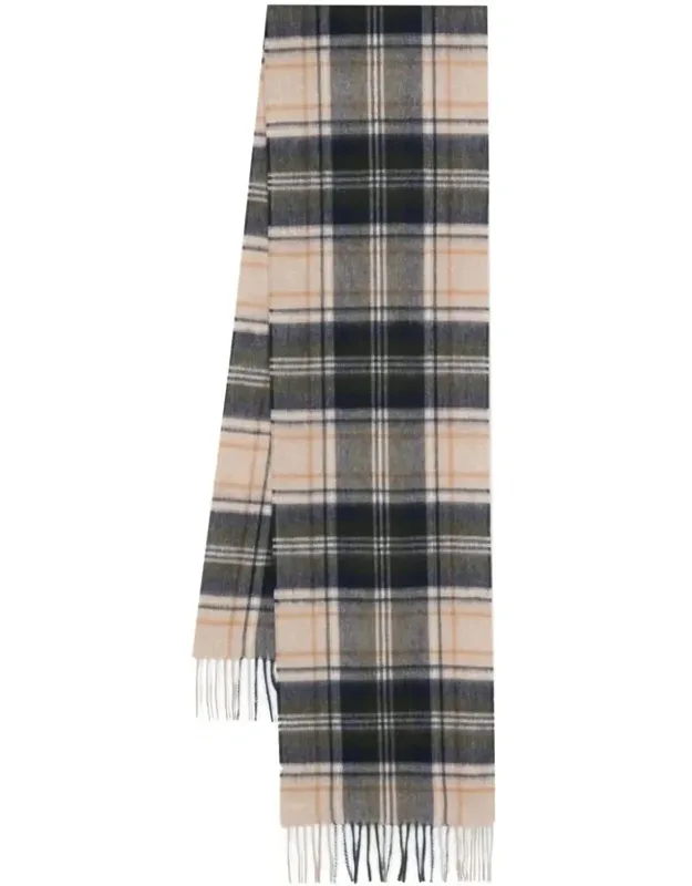 Tartan Wool And Cashmere Scarf