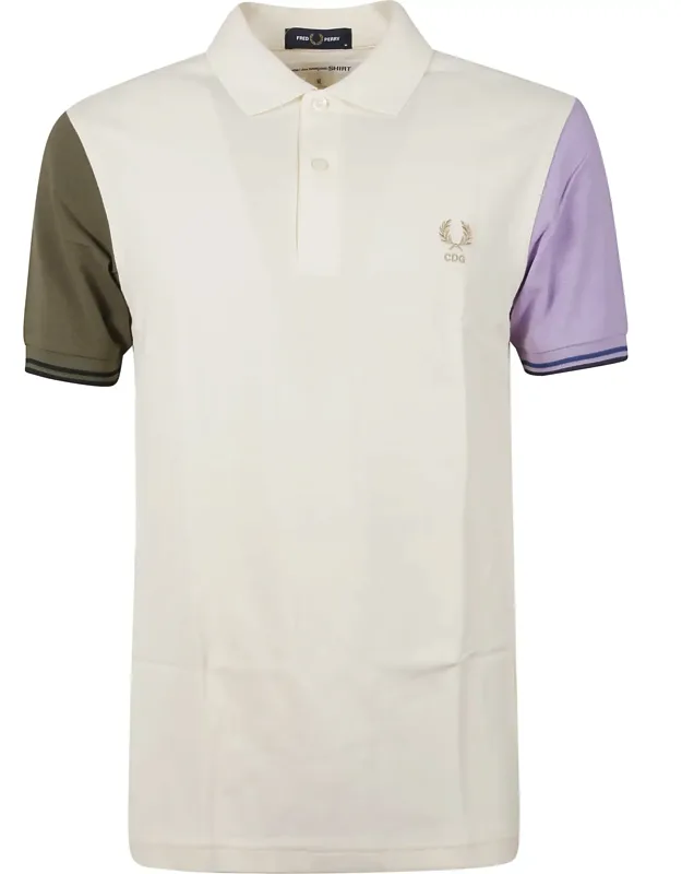 Polo Shirt With Two-tone Sleeves