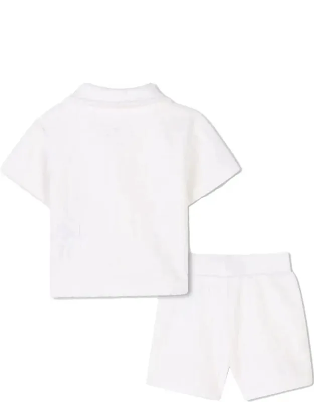 Polo Shirt Set With Shorts