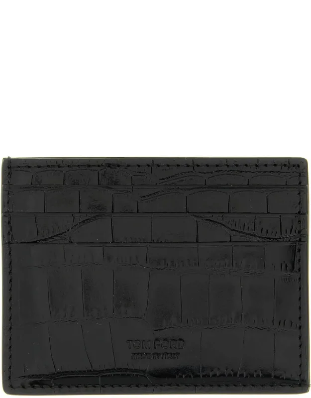 Crocodile Leather Card Holder