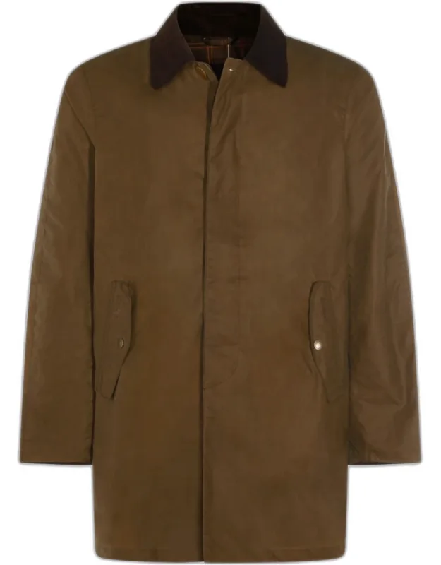 Cotton Wax Trench Coat