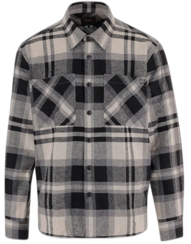 Checked Shirt In Cotton Blend