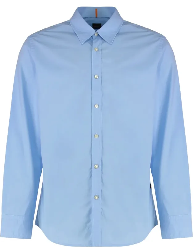 Regular Fit Shirt In Cotton Poplin
