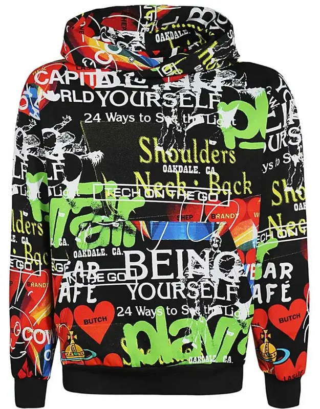 Printed Hoodie