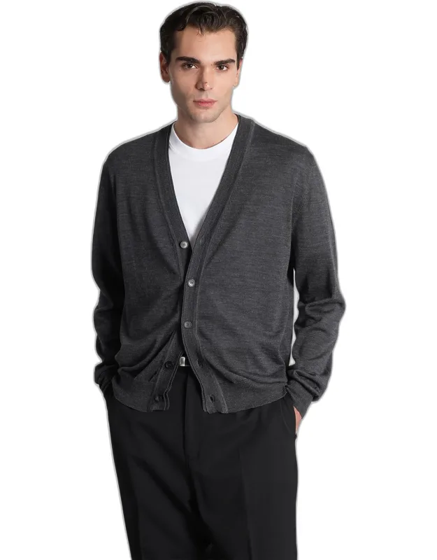 Cardigan In Wool