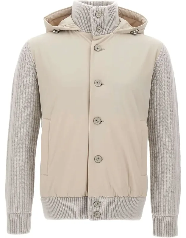 Resort Hooded Knitted Jacket