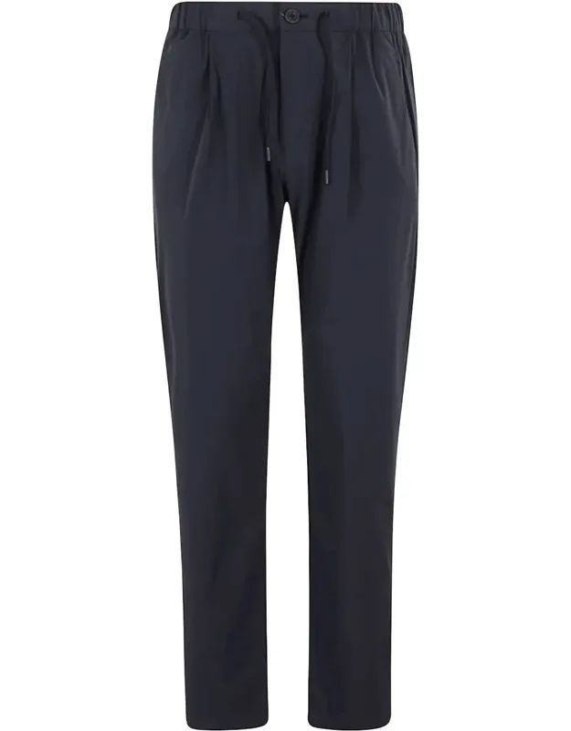 Herno Wool Pants With Two Side Pockets And Regular Fit