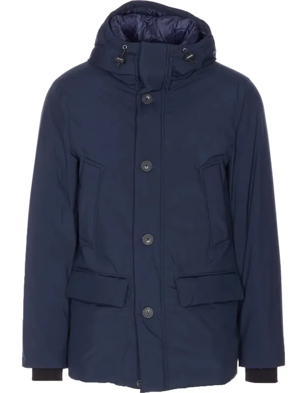 Cloud Arctic Parka With Hood And Padded Zip Pockets