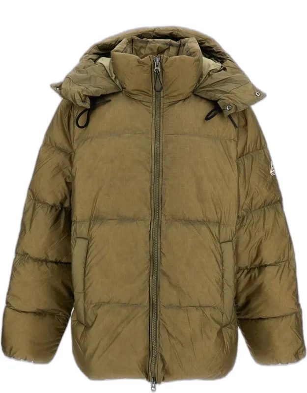 Shift Hooded Ripstop Down Jacket