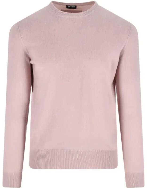 Cashmere Sweater With Crew Neck And Long Sleeves