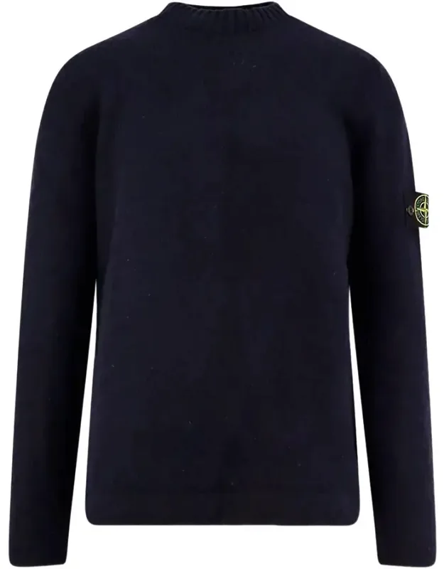 Sweater With Long Sleeves And Ribbed Cuffs