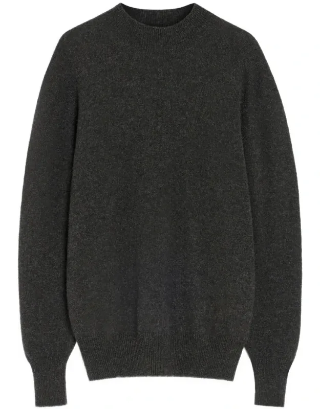Sweater With Mock Neck And Long Sleeves