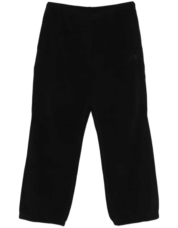 Mm6 Pant With Fleece Texture And Cuffed Hems