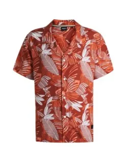 Regular-fit Shirt With Modern Print