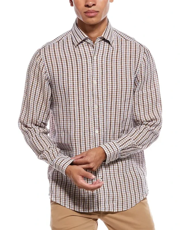Morgan Check Linen Shirt