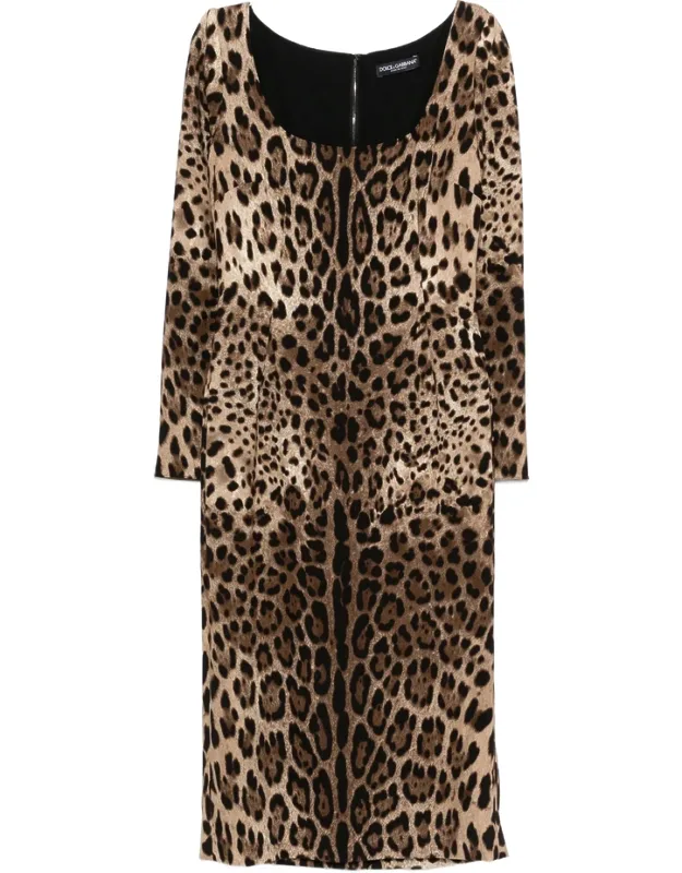 Animal-print Dress