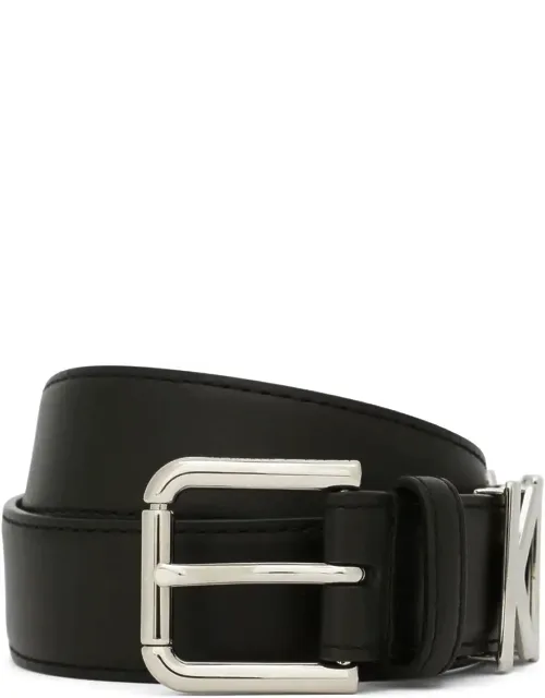 Belt With Logo Buckle