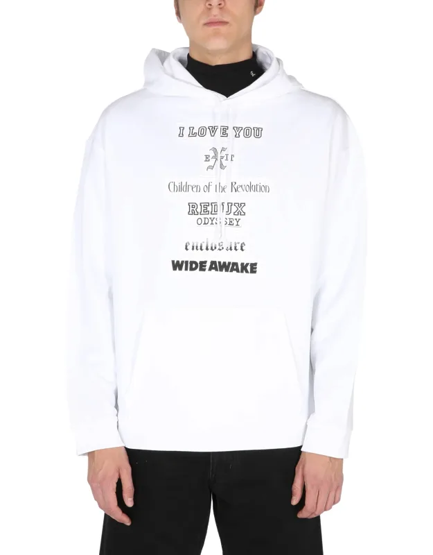 Raf Simons Hoodie With Drawstring And Kangaroo Pocket