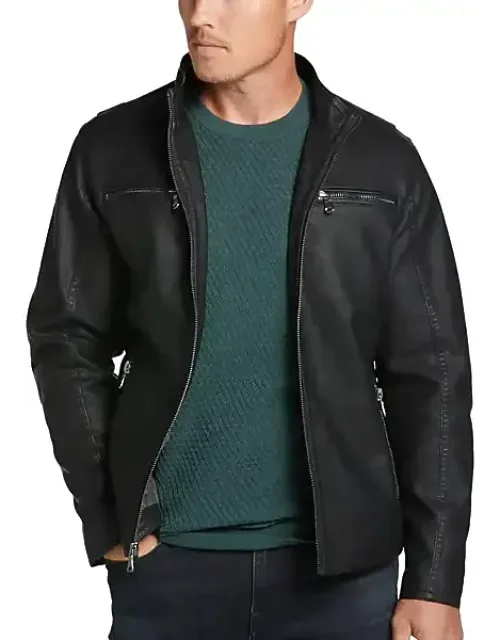 Faux Leather Moto Jacket Edgier Take On Classic