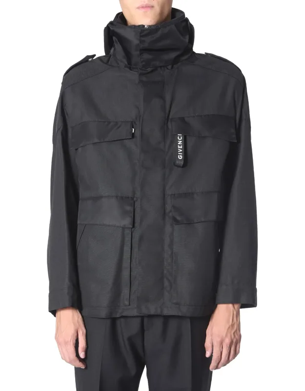 Givenchy Wind Jacket Front Zip Closure