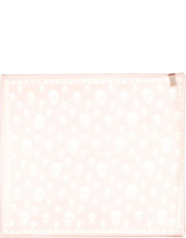 Classic Skull Scarf Hand Sewn 100% Silk