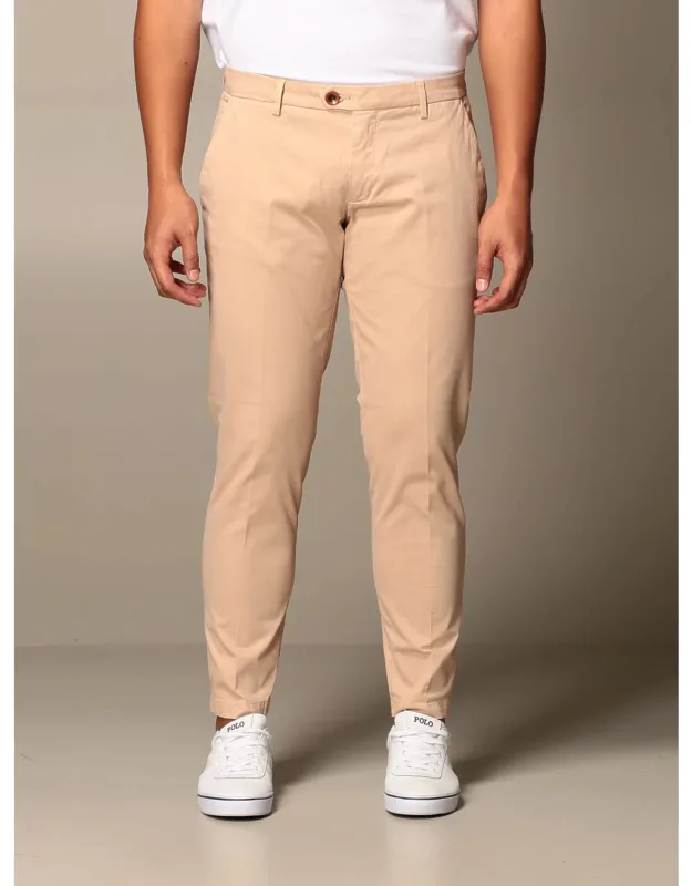 Rudolph Trousers In Slim Fit Stretch Satin