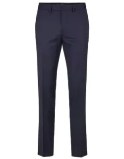 Formal Trousers In Virgin-wool Serge