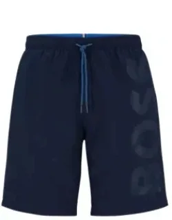 Logo-embossed Swim Shorts