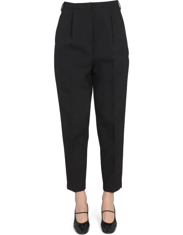 _department Five Cropped Pants With Belt Loops And Side Pockets_
