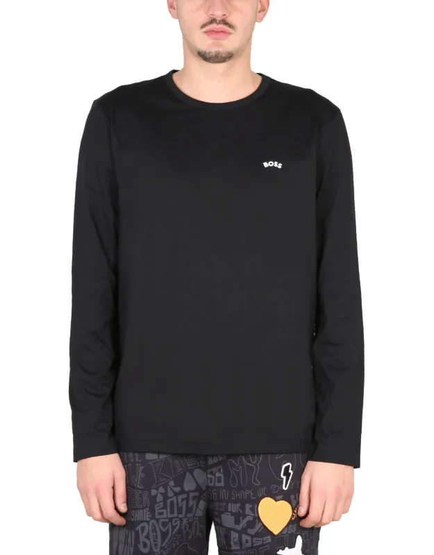 Boss T-shirt With Logo Regular Fit 100% Cotton