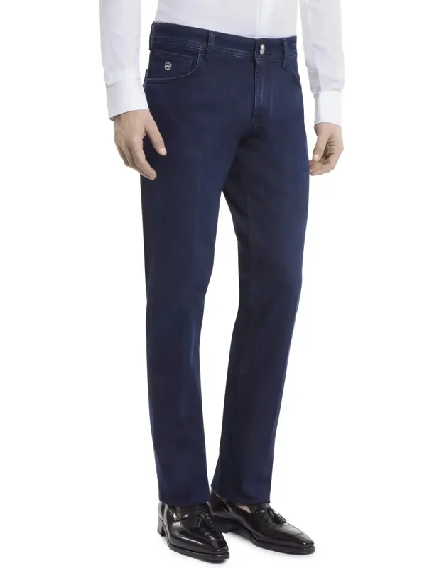 Straight-leg Denim Jeans