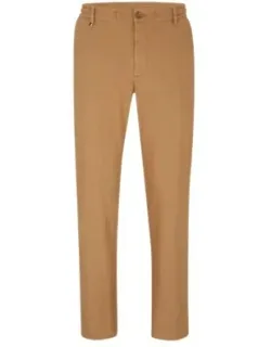 Slim-fit Trousers In A Cotton Blend
