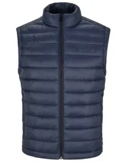 Packable Gilet With Tonal Logo